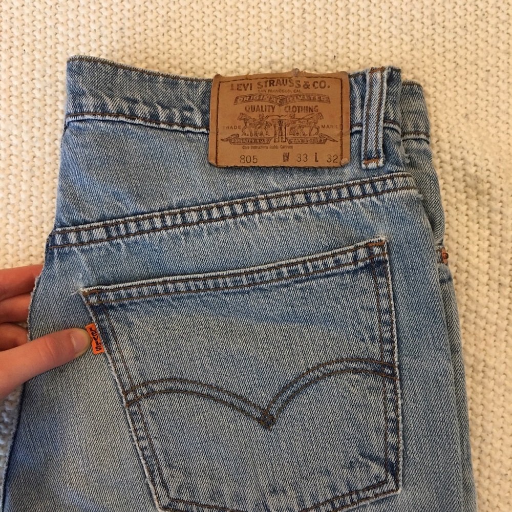 HIGH WAISTED RARE 805 LEVI'S!!