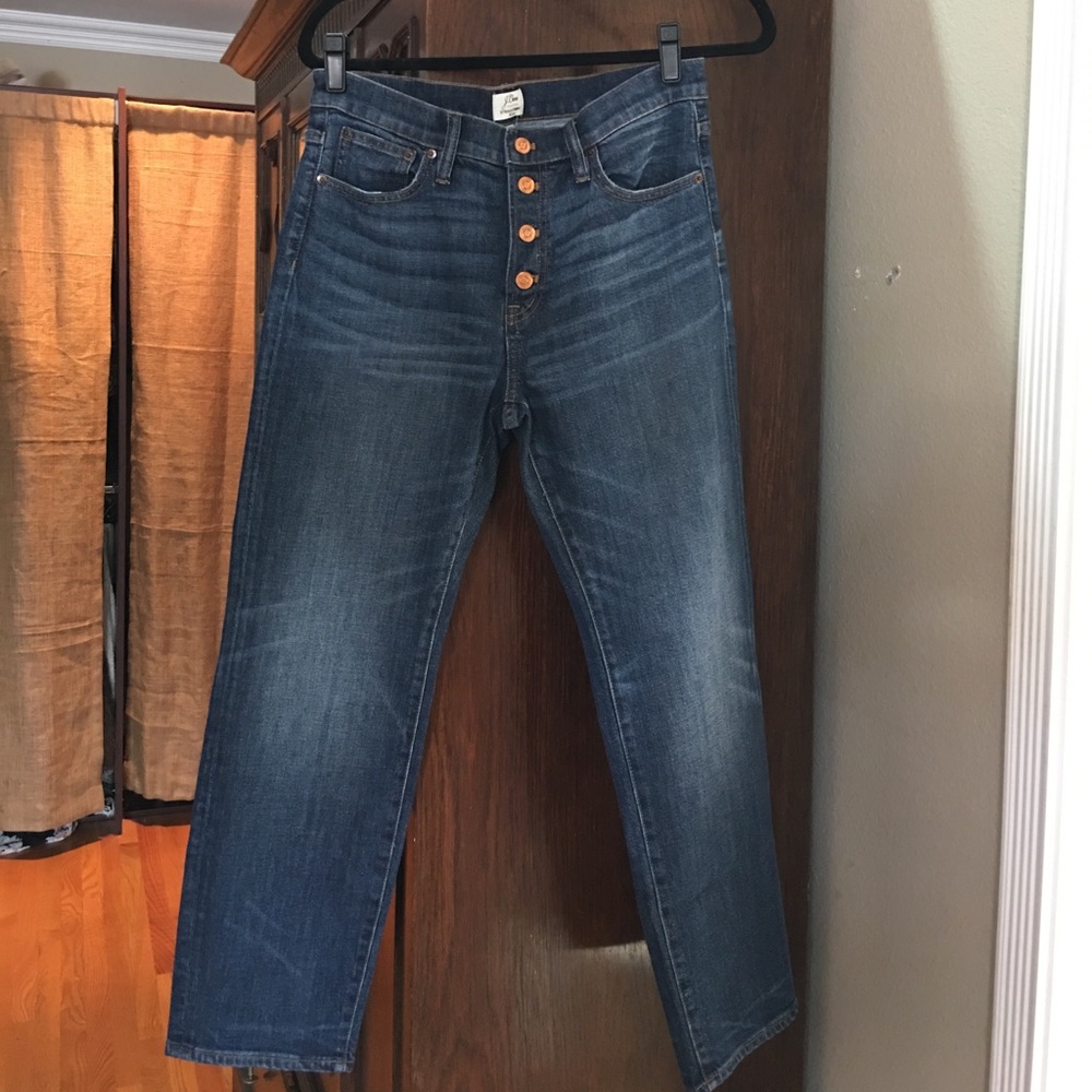 JCrew Straightaway Jean In Bluff Wash