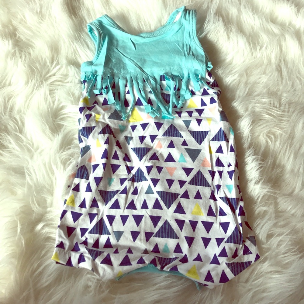 Sleeveless Onesie Tribal Blues