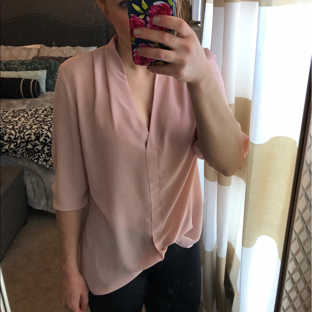 Blush blouse