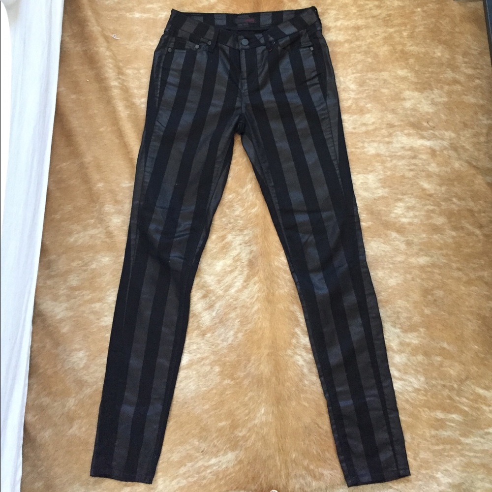 Stripe Skinny Jean