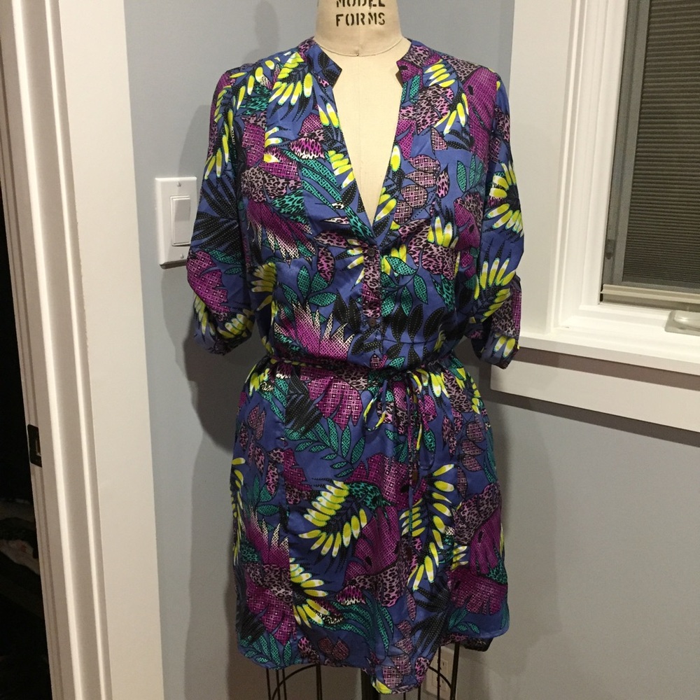 Zoa New York 3/4 Sleeve T-shirt Dress Size S