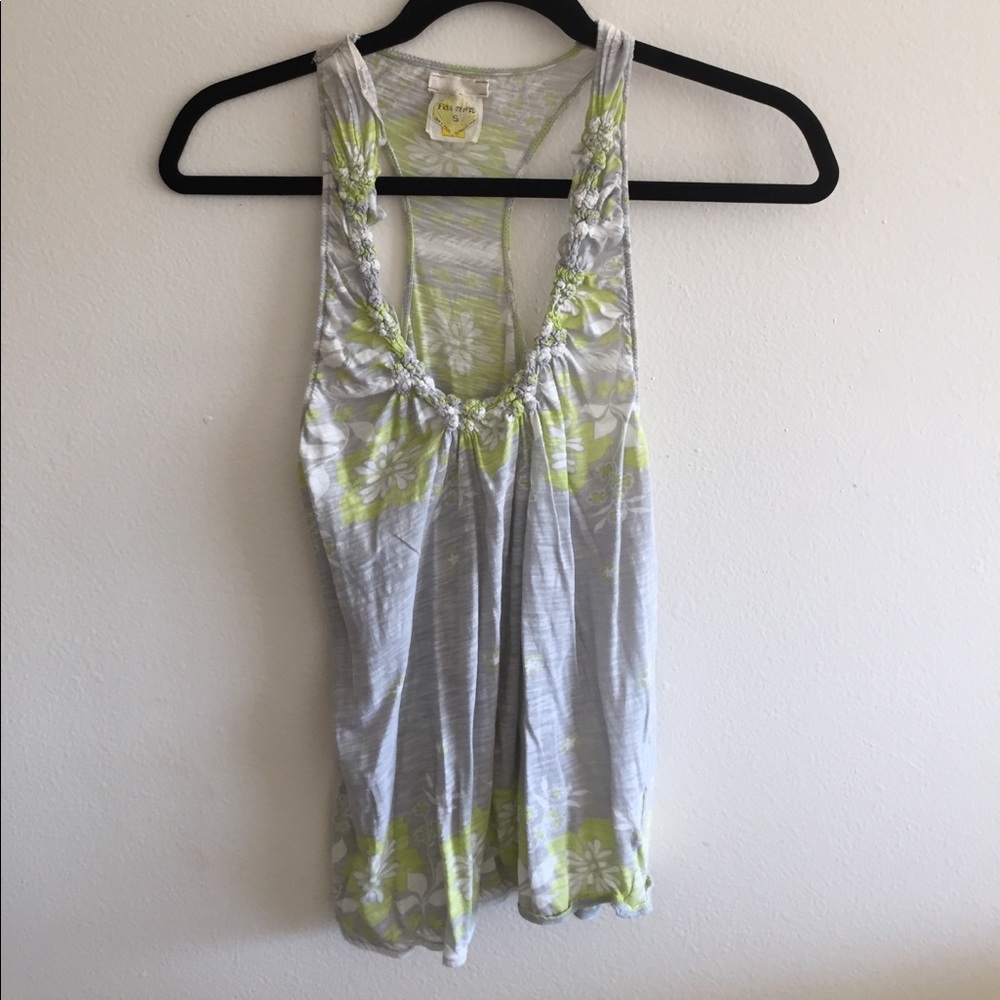 Free people razor back tank top