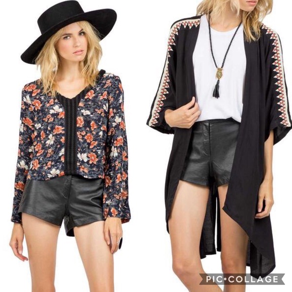 Moving sale!! NWT Cleobella Leather Studded Shorts - Picture 2 of 8