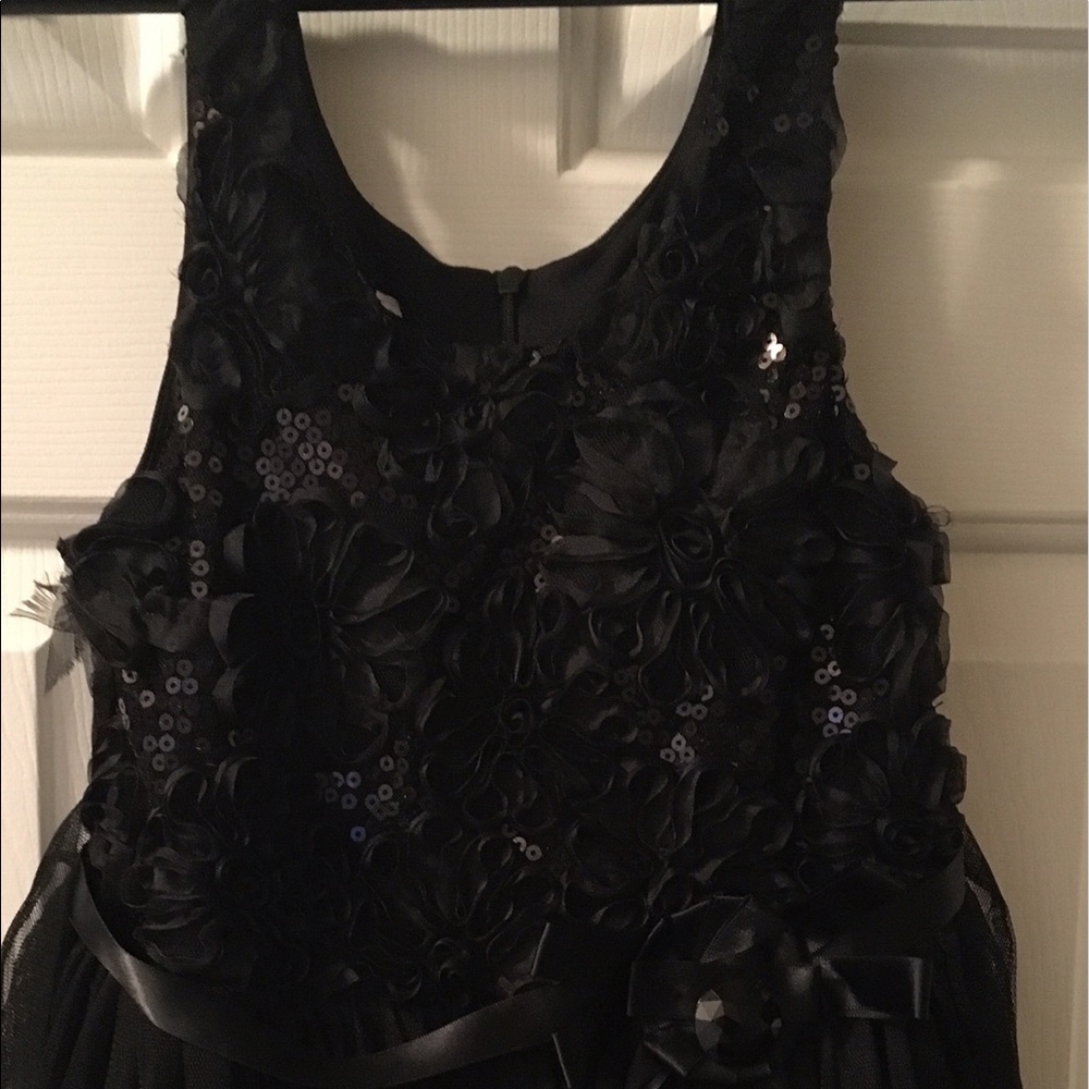 Girl black dress