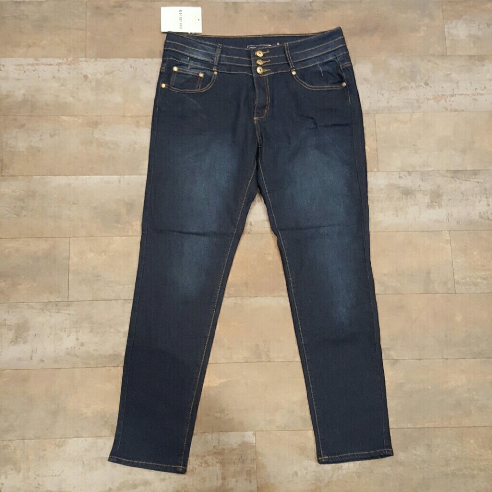 Skinny jeans dark blue size 18