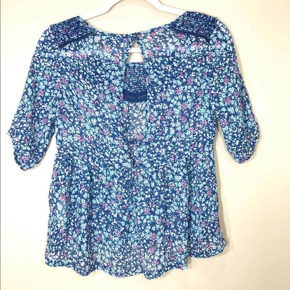 Abercrombie Kids Floral top size M - Picture 2 of 4