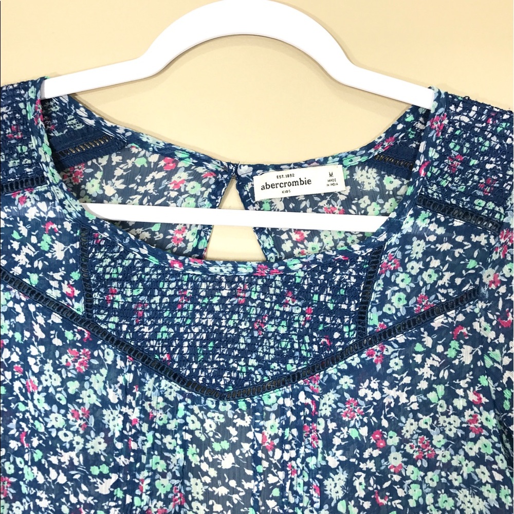 Abercrombie Kids Floral top size M - Picture 3 of 4