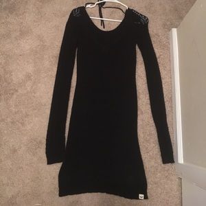 Black Roxy sweater dress