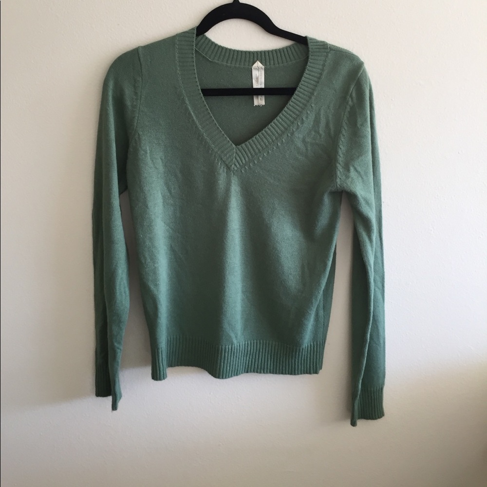 Soft green sweater!