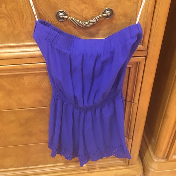 Strapless romper - Picture 3 of 4