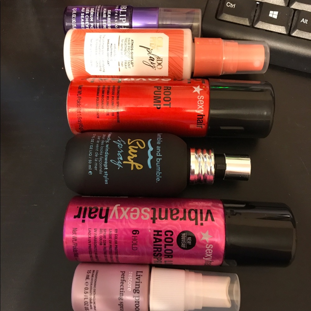 6 piece lot- high end hair minis. All NWT
