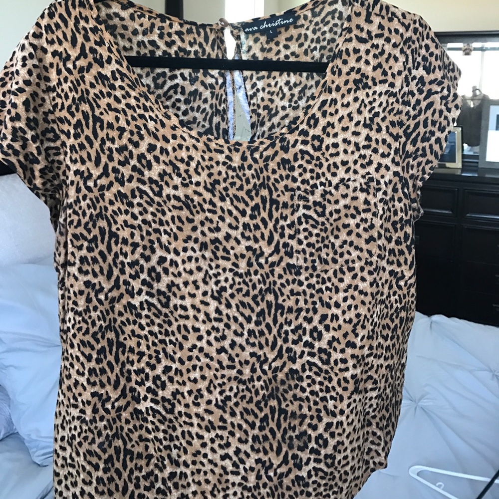 Cheetah print top