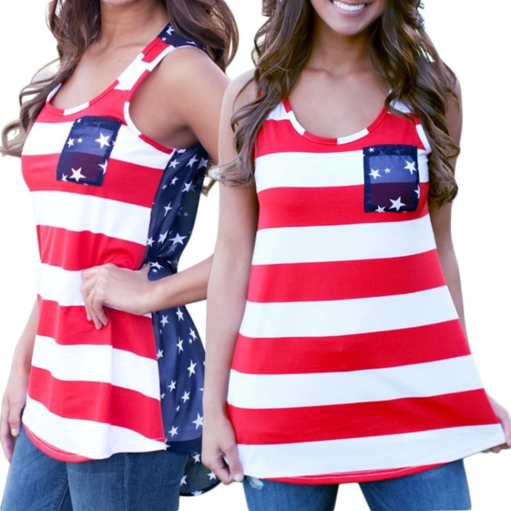 Flag sheer back tank! 😍🇺🇸🇺🇸🇺🇸