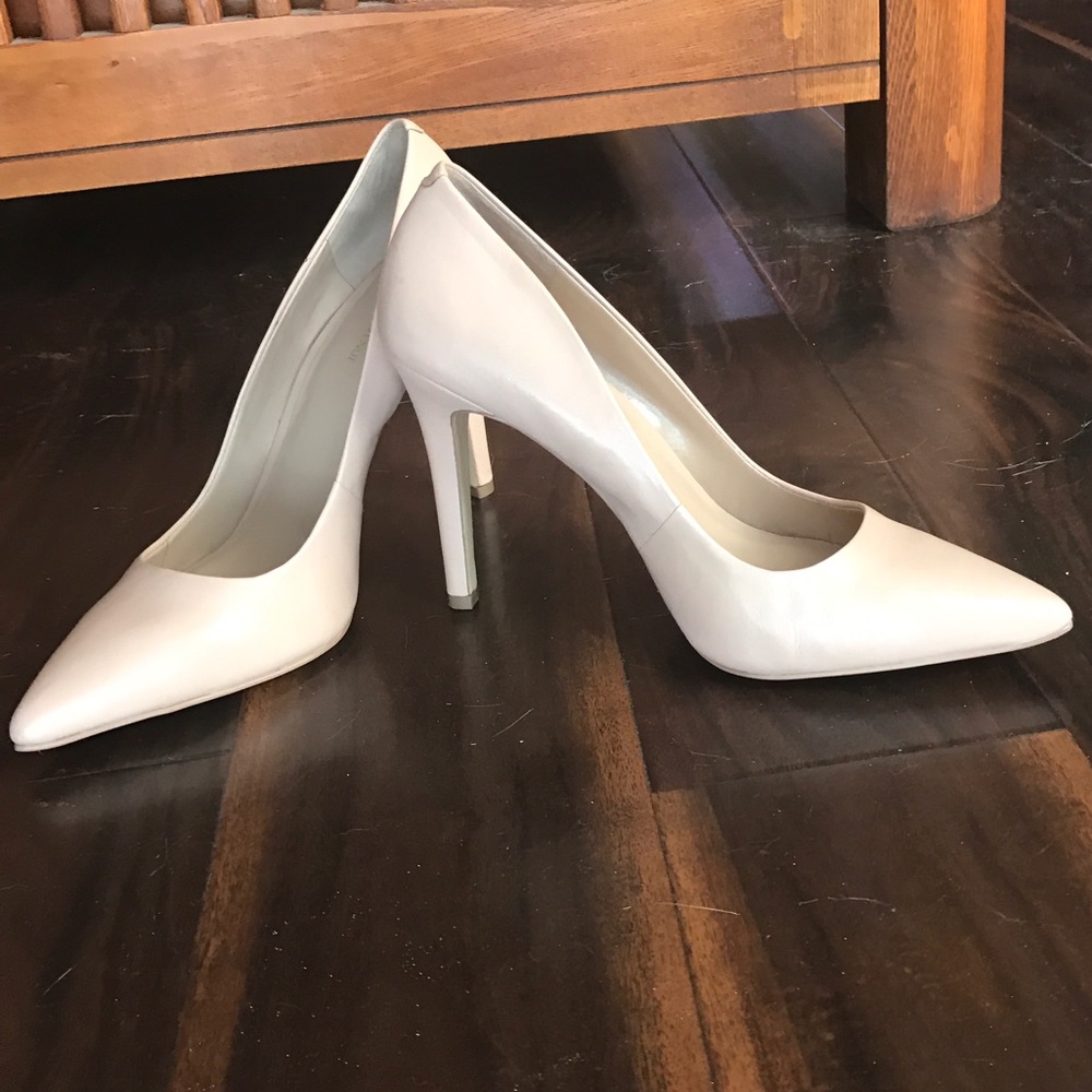 Nude Genuine Leather Pumps from Saks Fifth Avenue