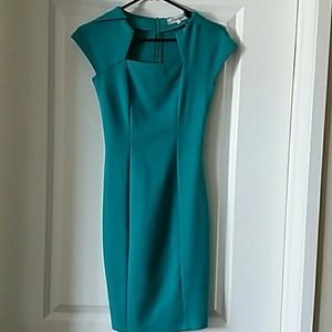 Emerald Green Bodycon Midi Dress