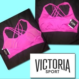 NWT----Victoria's Secret pink sports bra/bralette