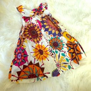 Sunshine Dress with flower button