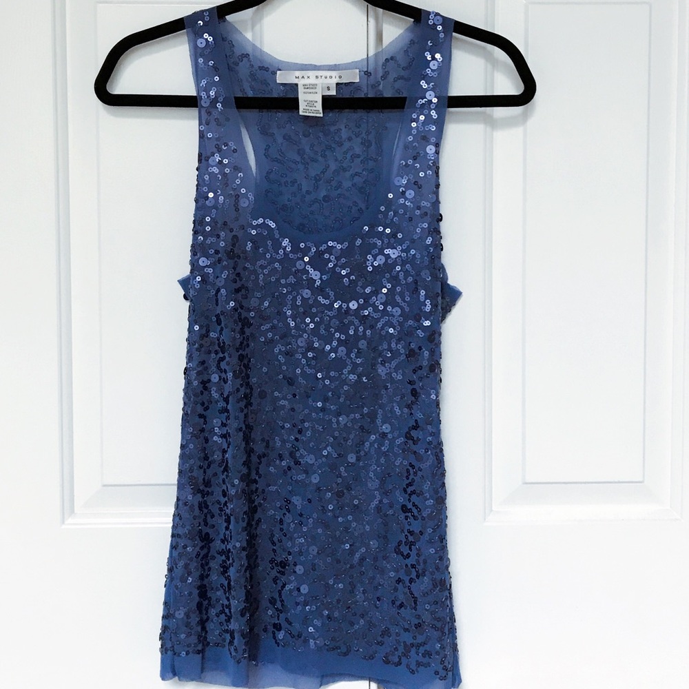 Max Studio Sequin Tank