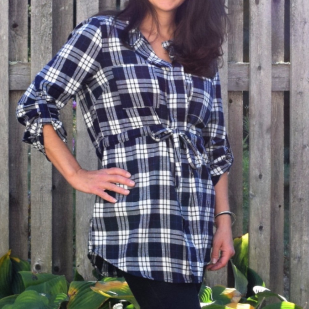 Navy blue shirt