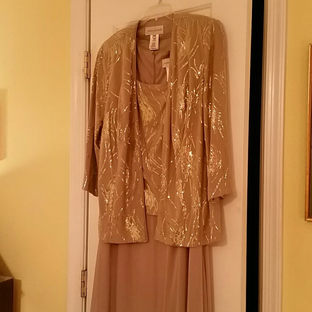 Beautiful full length Mother of Groom dress