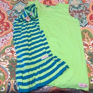 Ruffle Girl Capri outfit nwt