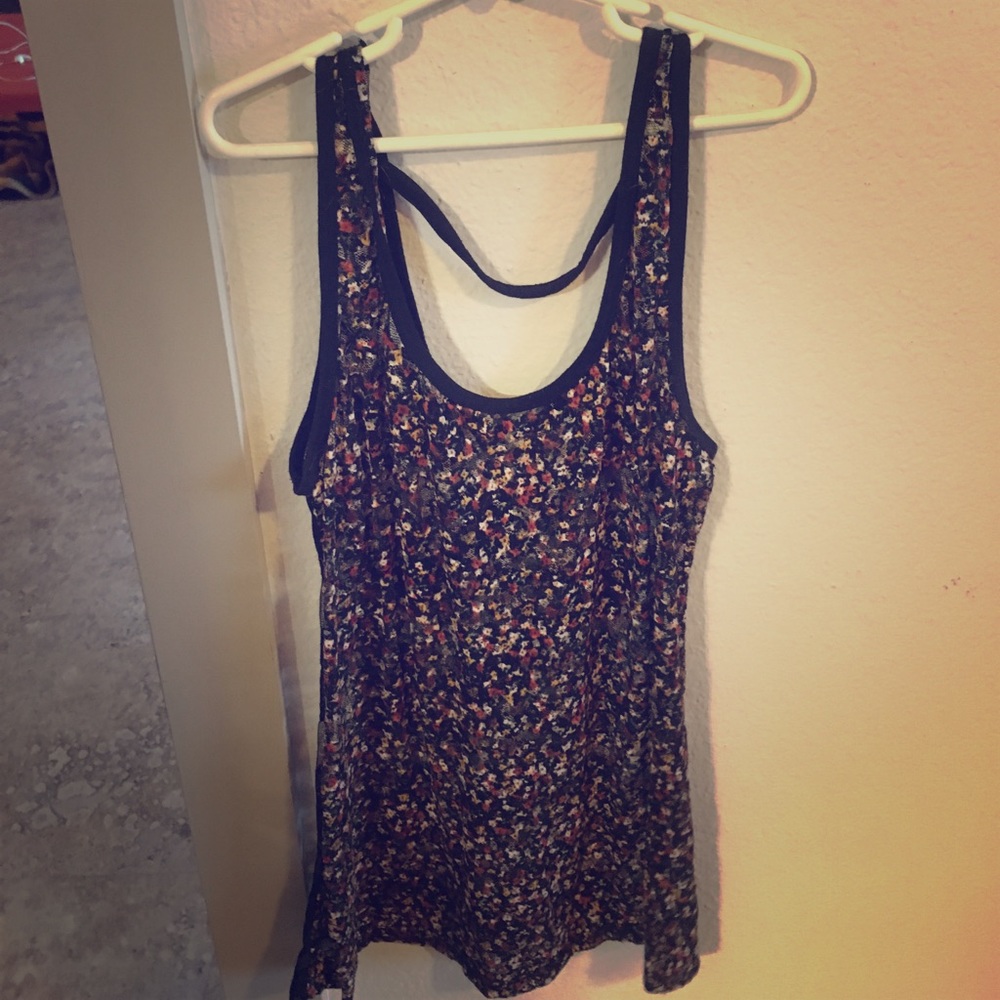 floral tank top