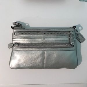 Coach Silver Clutch!