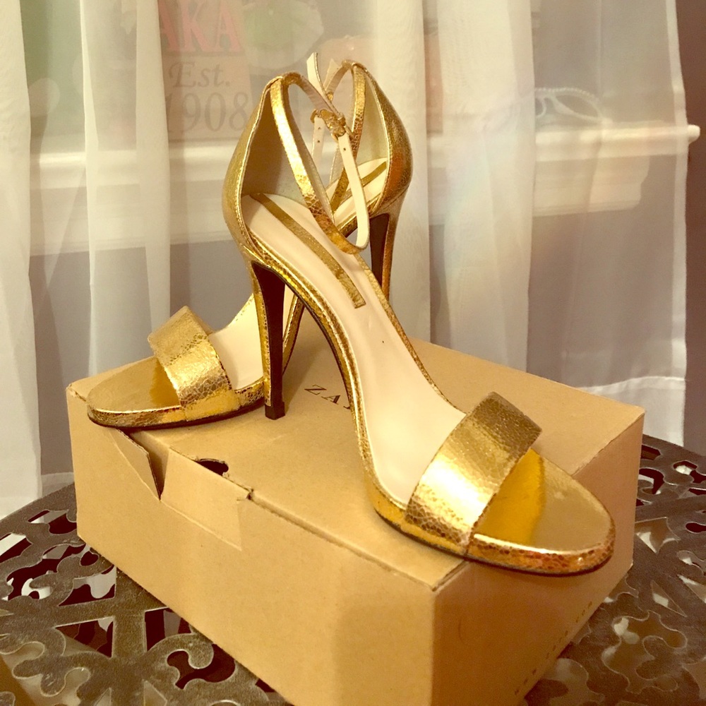 Zara T-Strap Heels