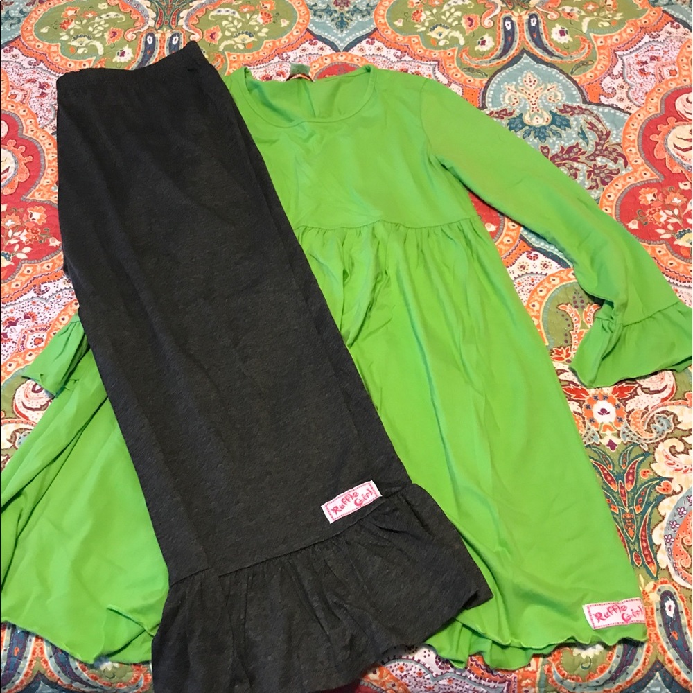 Ruffle girl outfit