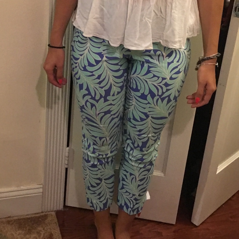 Kate Spade Printed Crop Pant