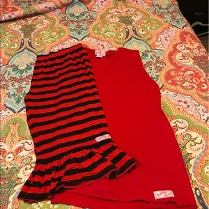 Ruffle girl Capri outfit