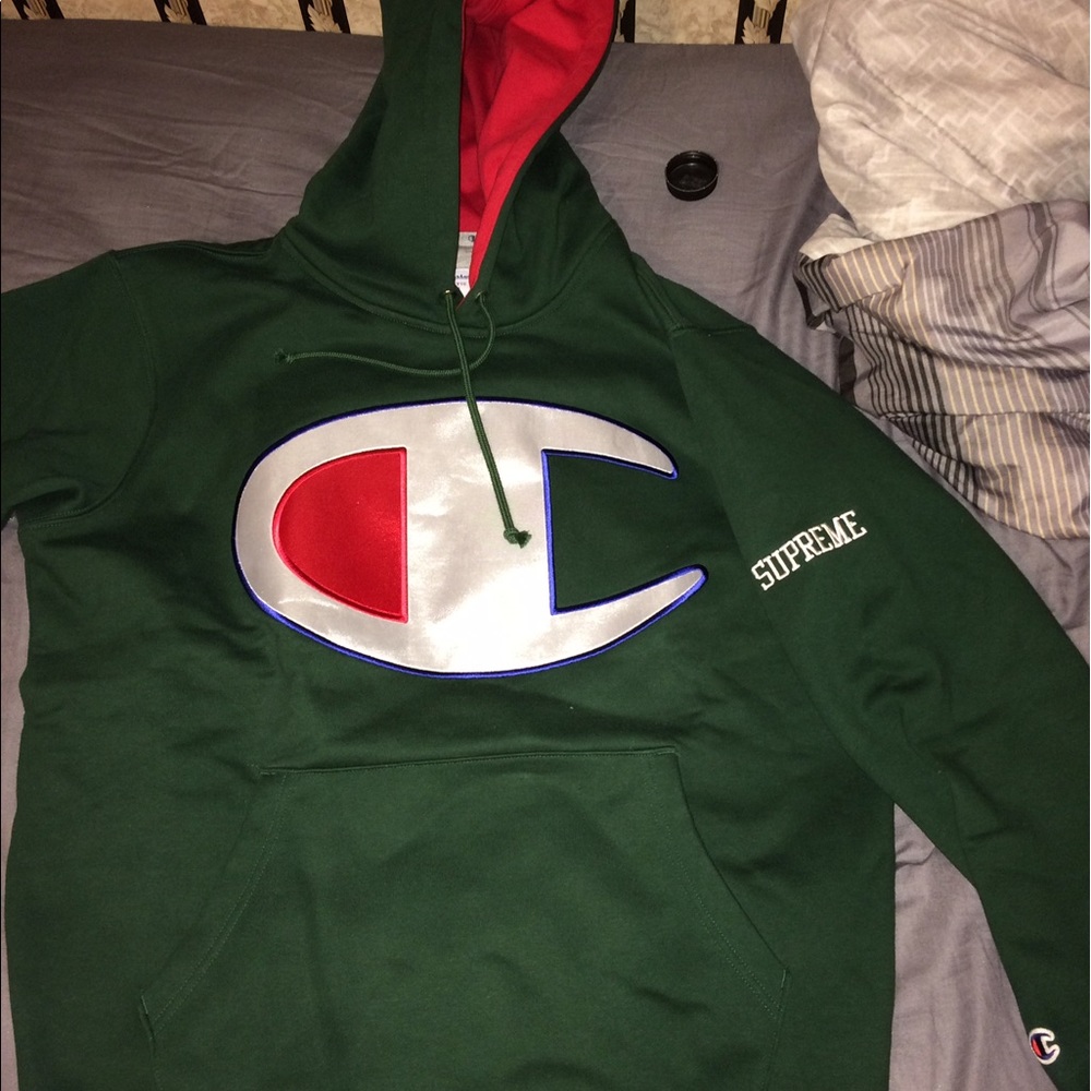 Supreme x Champion (green) hoodie!
