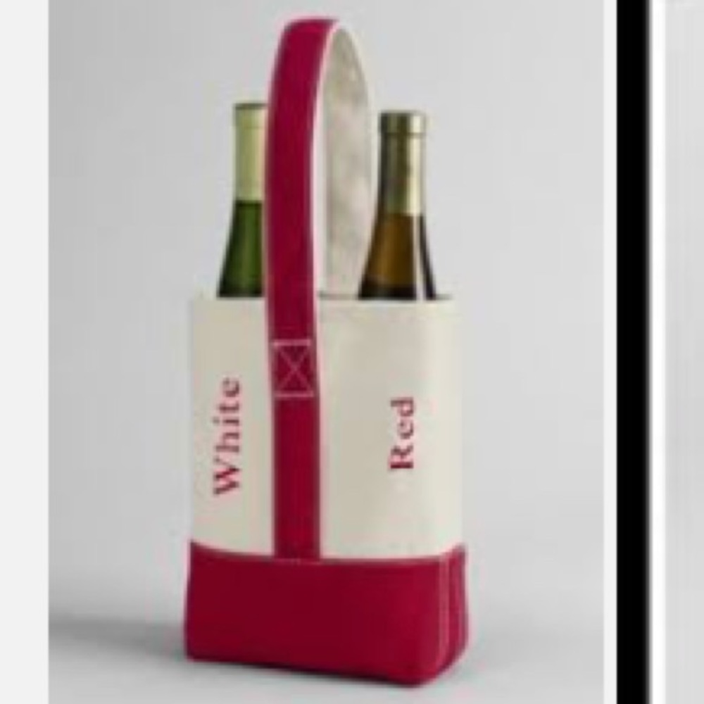 Wine canvas tote bag