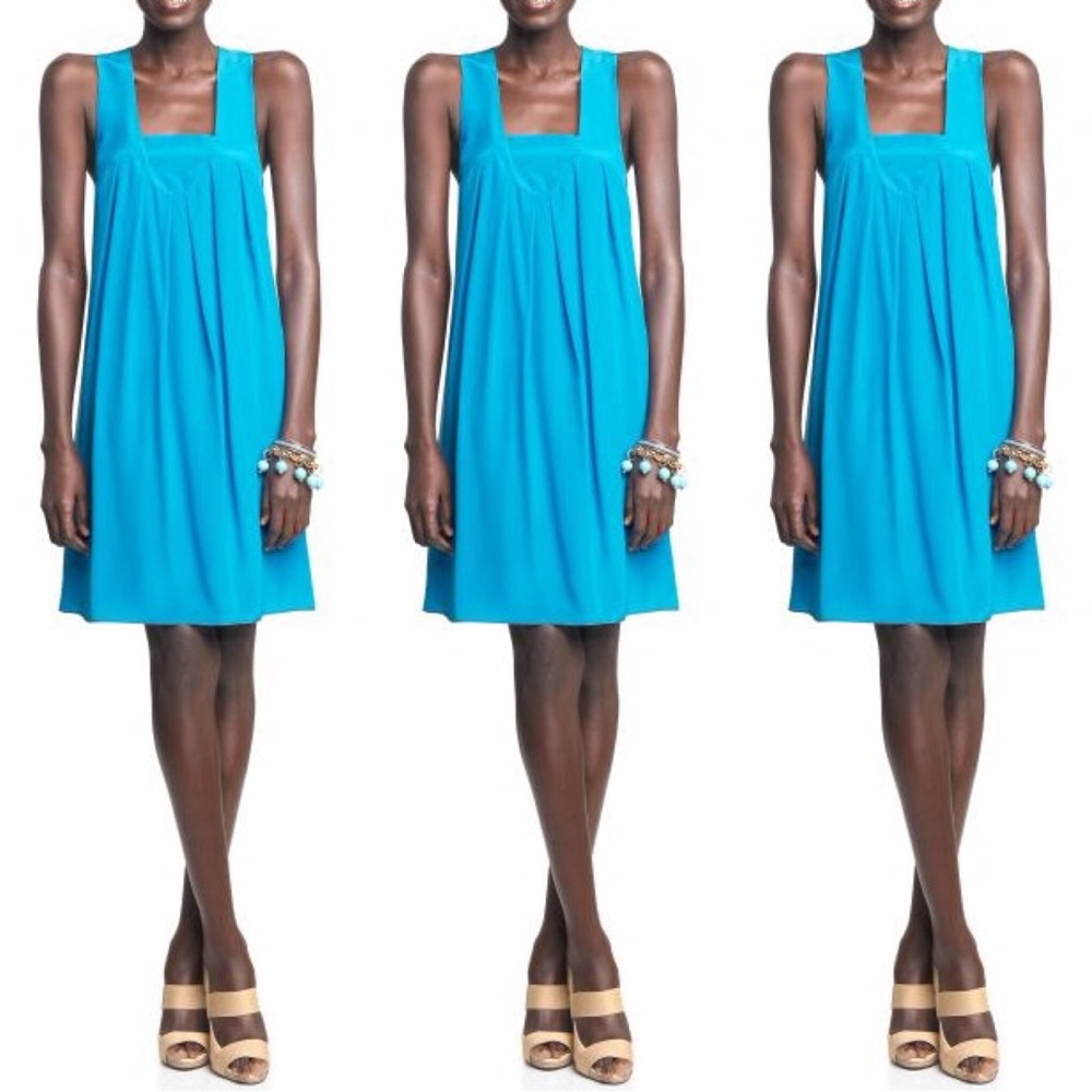 Banana Republic Silk Racerback Swing Dress