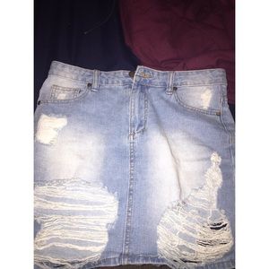 Jean skirt