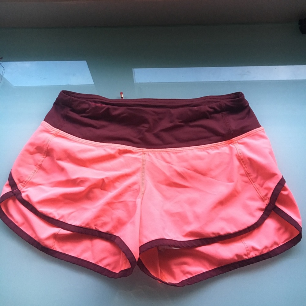LULULEMON shorts hot pink