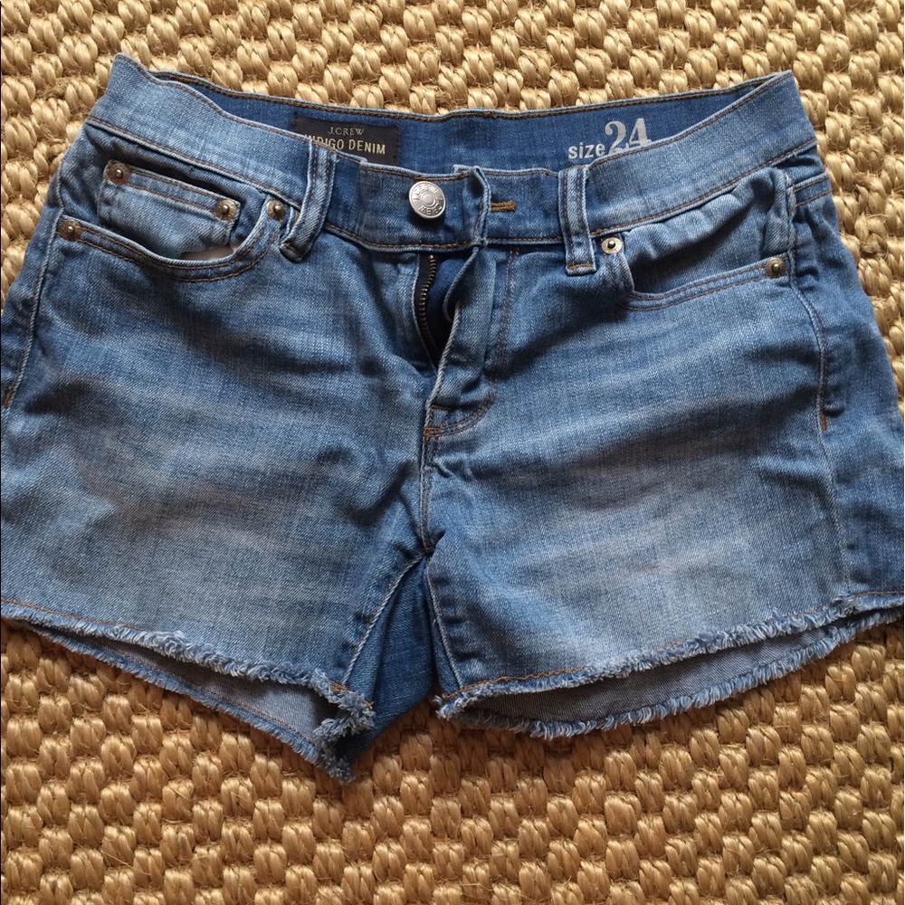 JCrew Jean Shorts, fit like 25