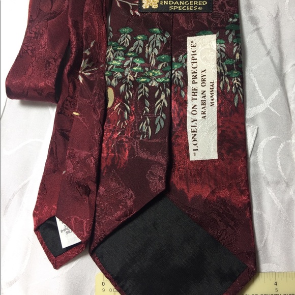 Wembley Endangered Species tie Oryx - Picture 4 of 4