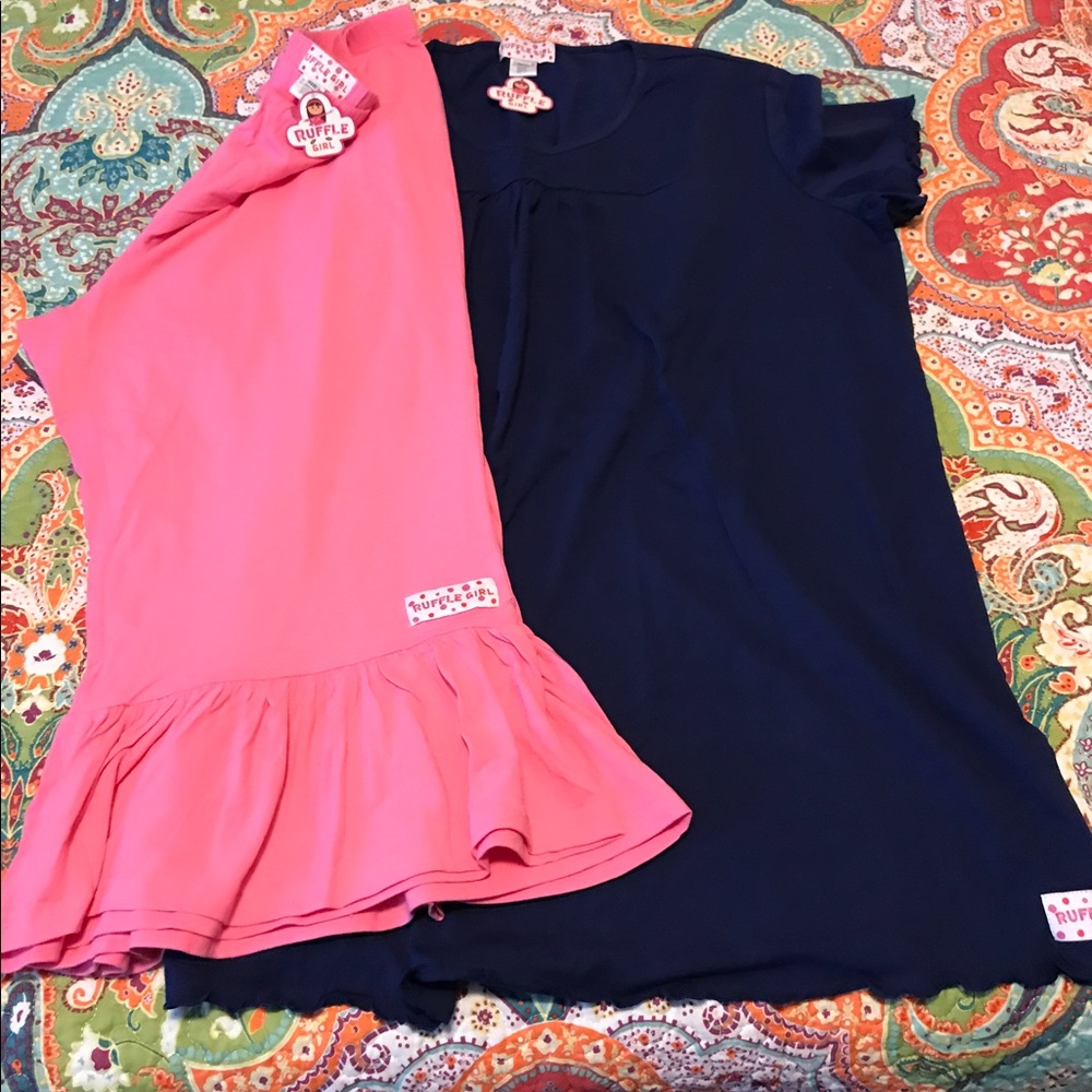 Ruffle girl Capri outfit nwt