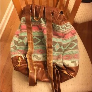 Mossimo Aztec Candy Skull Backpack