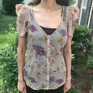 romantic top floral Nordstrom love fire boho