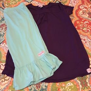 Ruffle girl Capri outfit