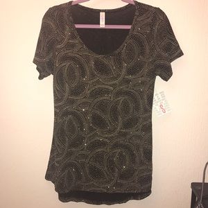 NWT LuLaRoe Elegance Collection Sparkle Classic T