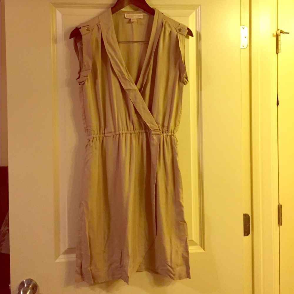 Michael Kors tan dress size small