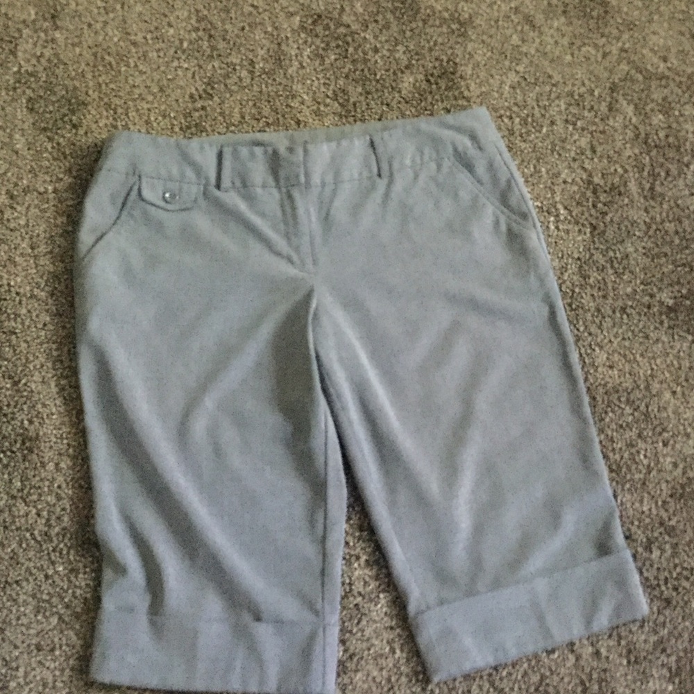 Tracy Evans Light Gray Dress Shorts