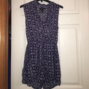 Blue Patterned Romper!