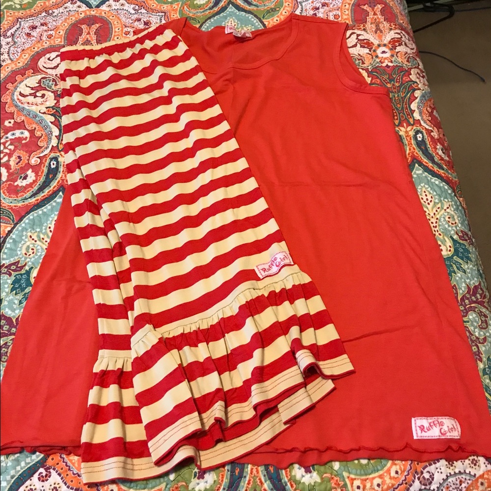 Ruffle girl outfit