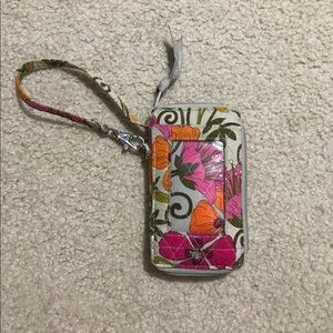 Vera Bradley Zip around ID Wristlet