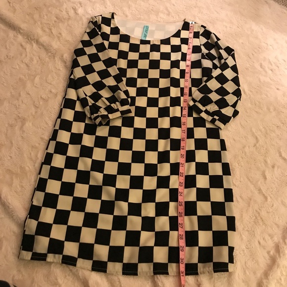 ❤️ FRANCHESCA'S BOUTIQUE PLAID DRESS - Picture 4 of 4